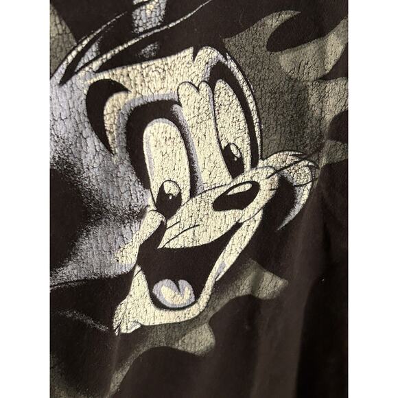 TOM and JERRY Weathered Look CARTOON Graphic Shirt Men’s Medium Black T-Shirt - Picture 4 of 7